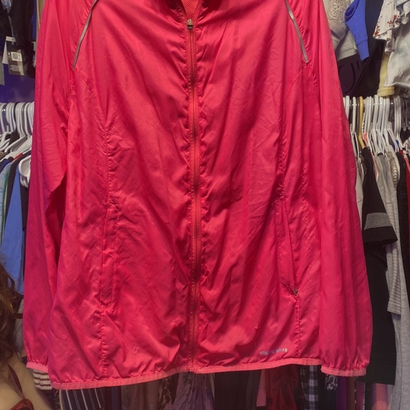 Pink Athletic Works wind breaker mesh back zipper pocket small mark see pics XXL - Picture 3 of 10